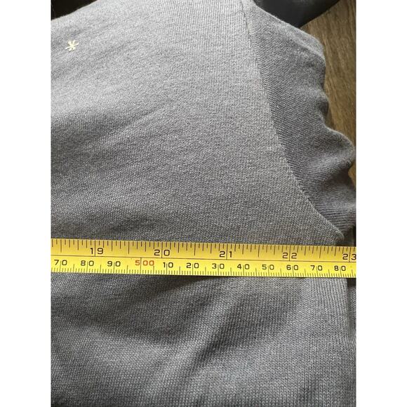 Cotton Deluxe Vintage Snowman With Cardinal Bird Blue Sweatshirt Sz Large - Picture 6 of 7